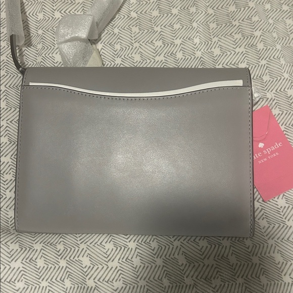Kate Spade Light Gray Wallet Crossbody Bag NWT - Picture 6 of 6
